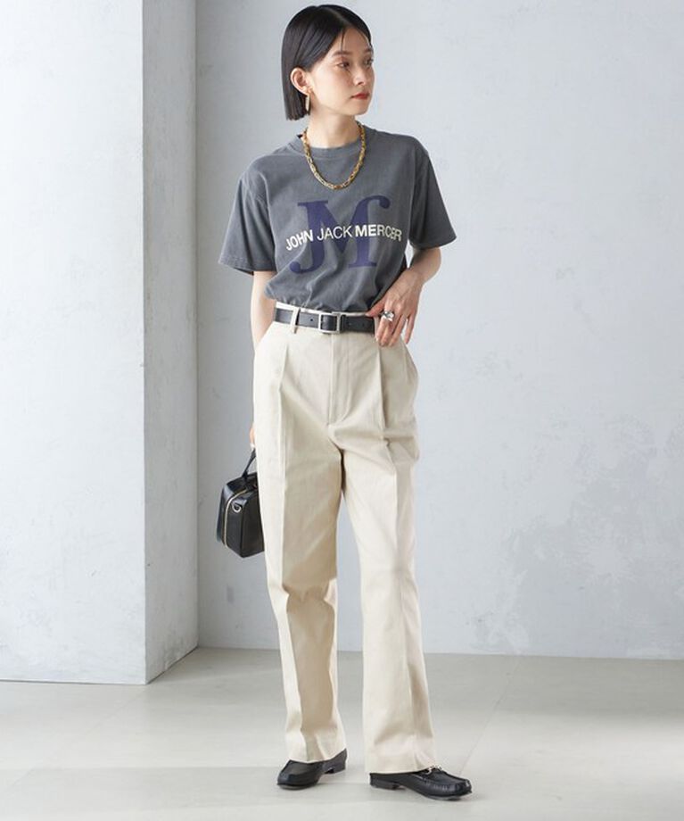 SHIPS for women「J.J.MERCER:〈洗濯機可能〉プリント TEE」|Tシャツ・カットソー|