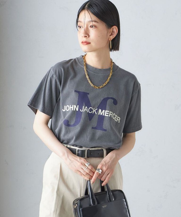 SHIPS for women「J.J.MERCER:〈洗濯機可能〉プリント TEE」|Tシャツ・カットソー|