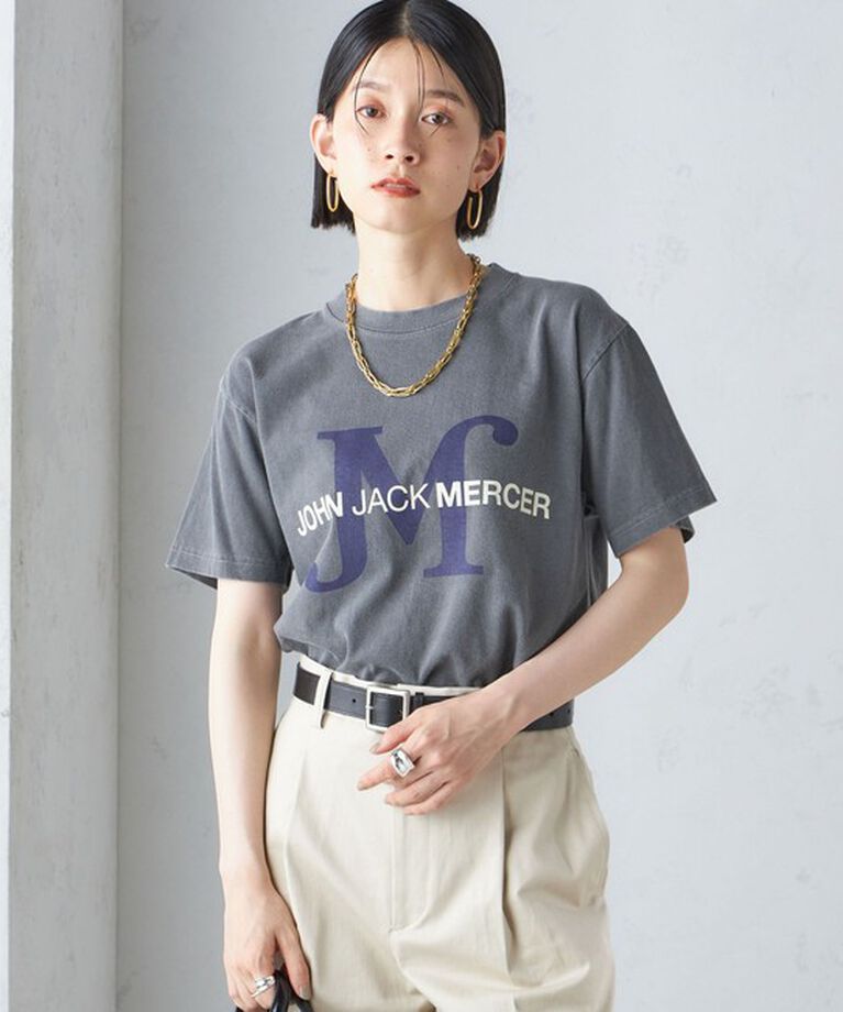 SHIPS for women「J.J.MERCER:〈洗濯機可能〉プリント TEE」|Tシャツ・カットソー|