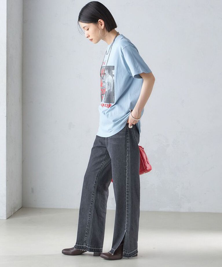 SHIPS for women「J.J.MERCER:〈洗濯機可能〉プリント TEE」|Tシャツ・カットソー|