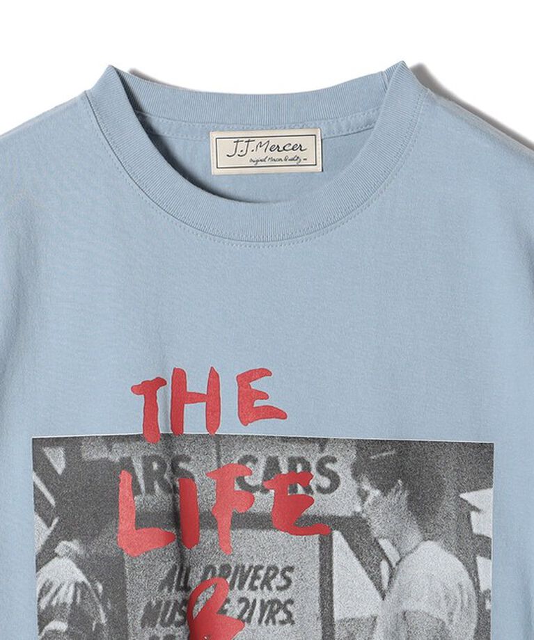 SHIPS for women「J.J.MERCER:〈洗濯機可能〉プリント TEE」|Tシャツ・カットソー|