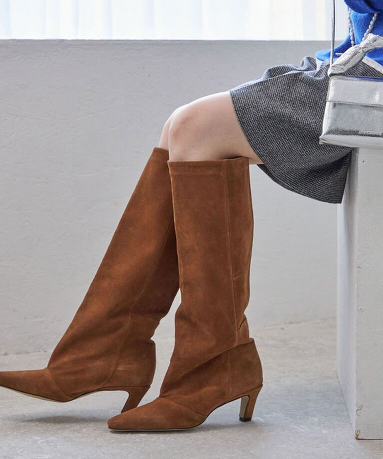 SHIPS for women「CORSO ROMA:LONG BOOTS」|ロングブーツ|キャメル