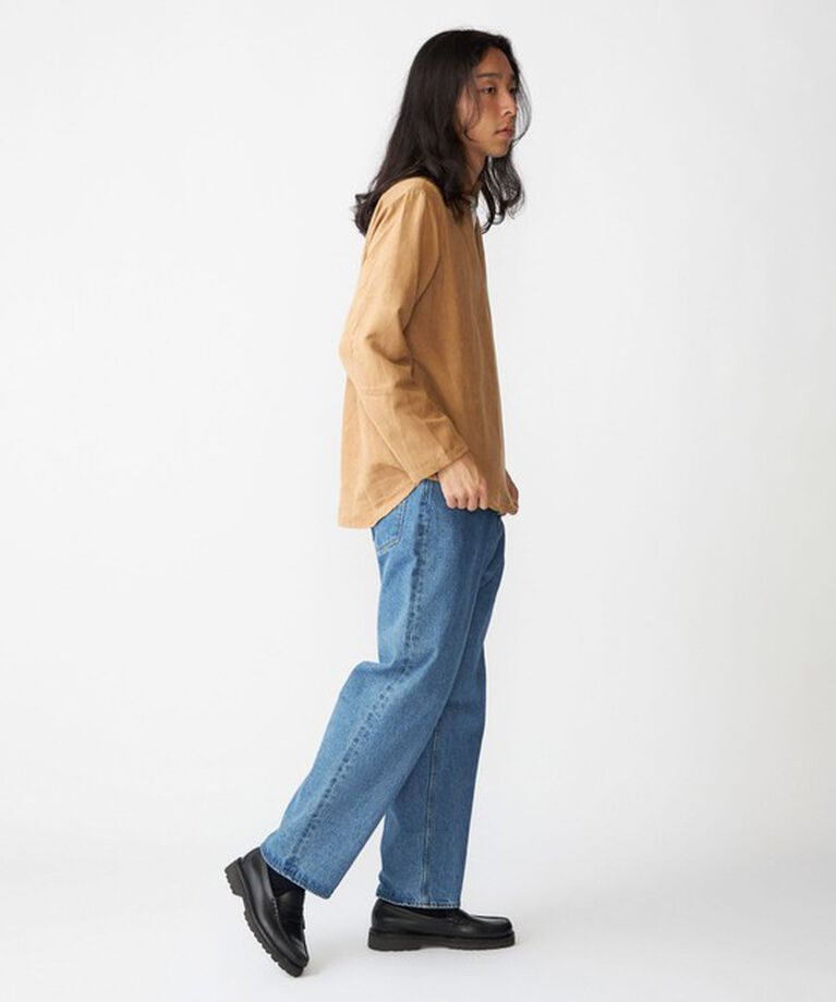SHIPS「BENCH MARKING SHIRT: スキッパー ポリエステル フェイクスエード シャツ」|シャツ・ブラウス|
