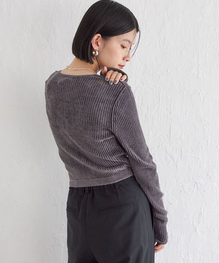 SHIPS for women「Wai＋:〈手洗い可能〉1/18ホック付 カーディガン」|カーディガン|