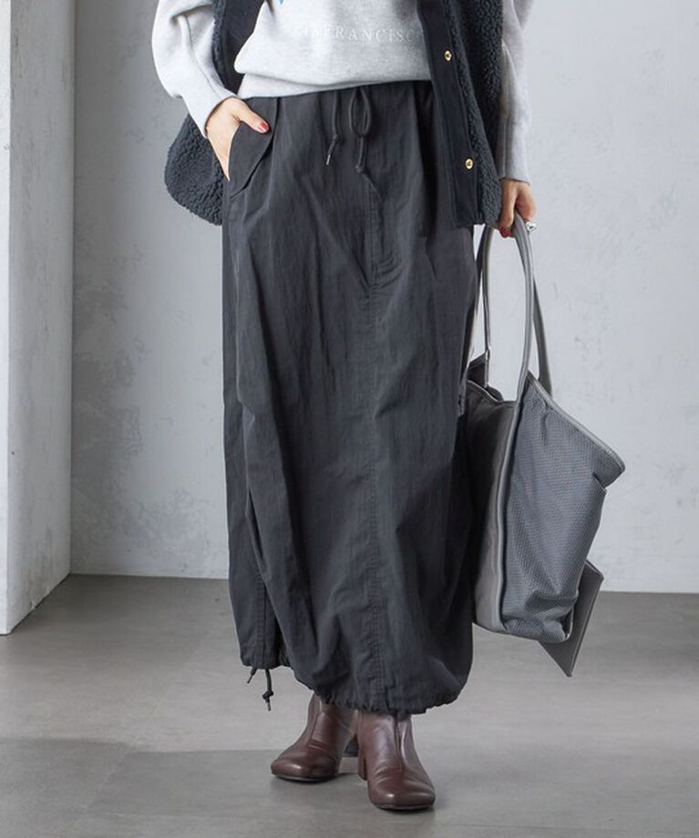 SHIPS for women「【SHIPS別注】M53:〈手洗い可能〉ミリタリー ファティーグ スカート」|スカート|