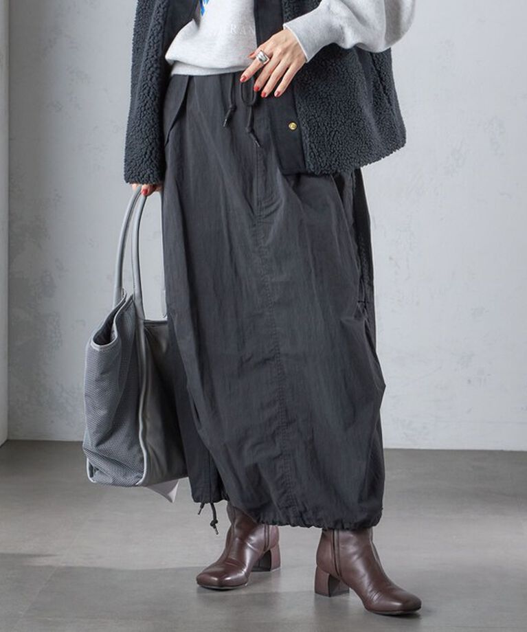 SHIPS for women「【SHIPS別注】M53:〈手洗い可能〉ミリタリー ファティーグ スカート」|スカート|