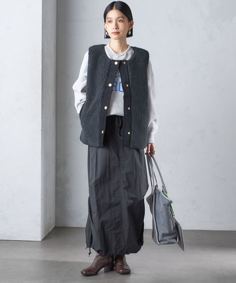 SHIPS for women「【SHIPS別注】M53:〈手洗い可能〉ミリタリー ファティーグ スカート」|スカート|