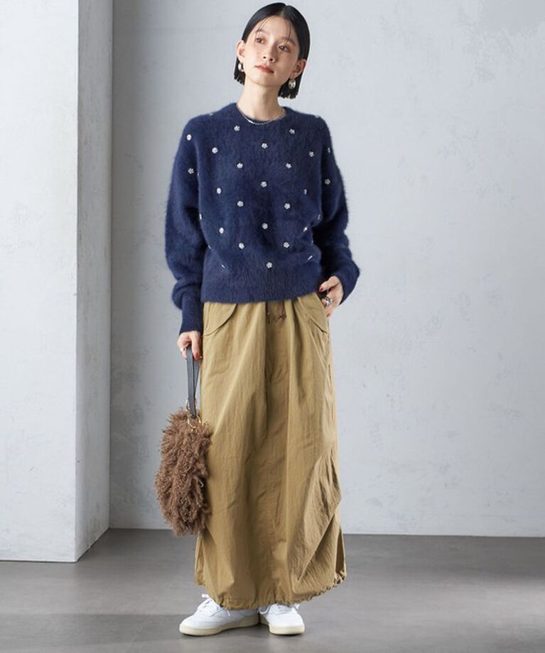 SHIPS for women「【SHIPS別注】M53:〈手洗い可能〉ミリタリー ファティーグ スカート」|スカート|