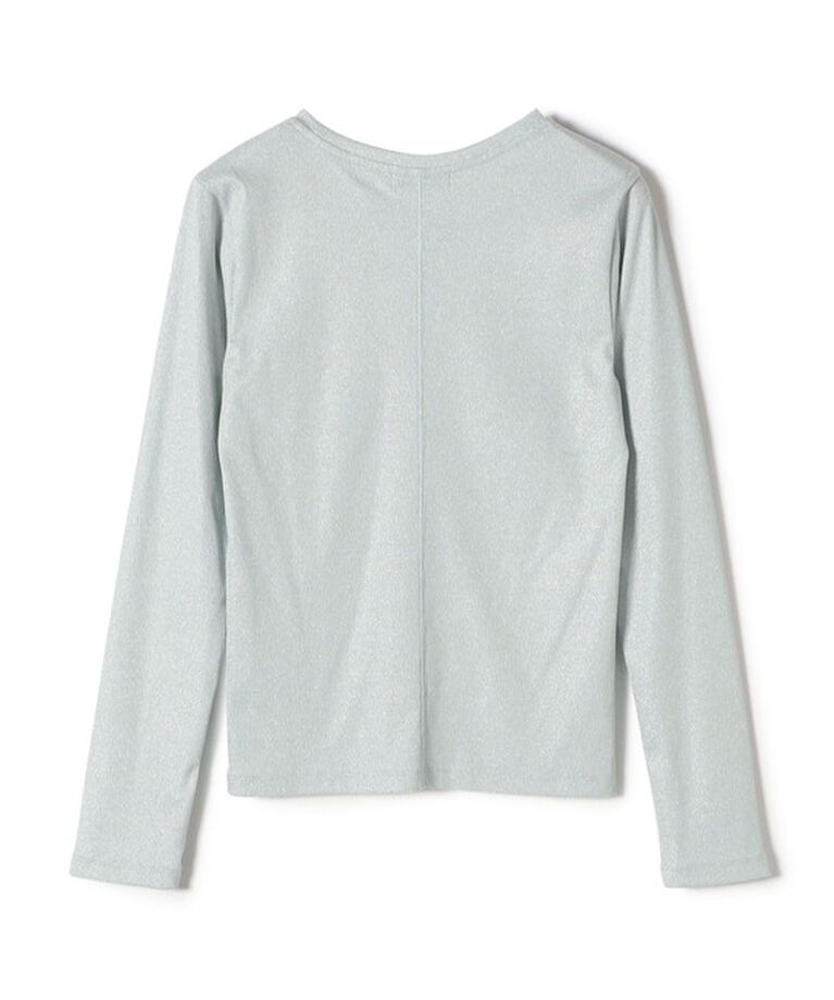 SHIPS for women「〈洗濯機可能〉シャイニー ストレッチ クルーネック カットソー」|Tシャツ・カットソー|