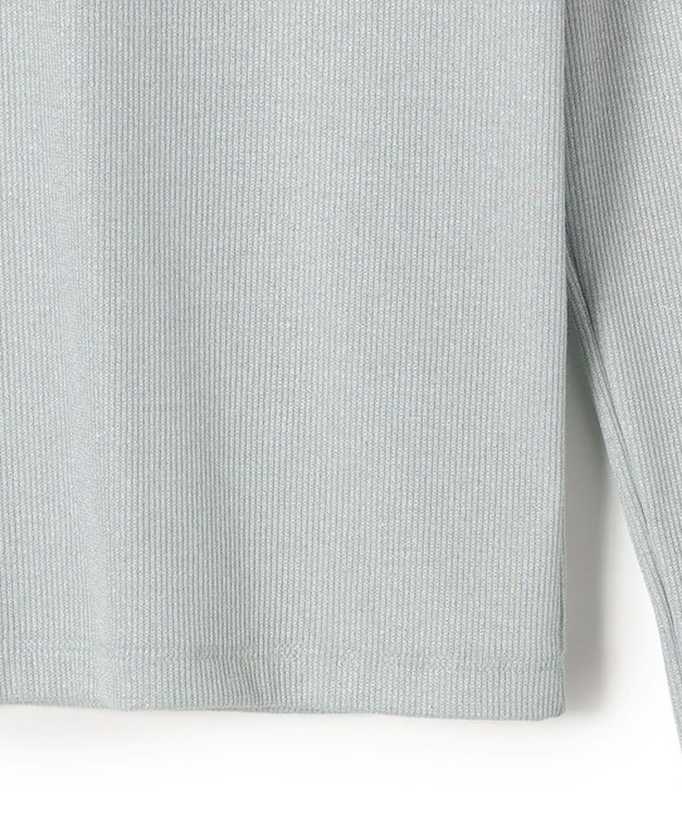 SHIPS for women「〈洗濯機可能〉シャイニー ストレッチ クルーネック カットソー」|Tシャツ・カットソー|