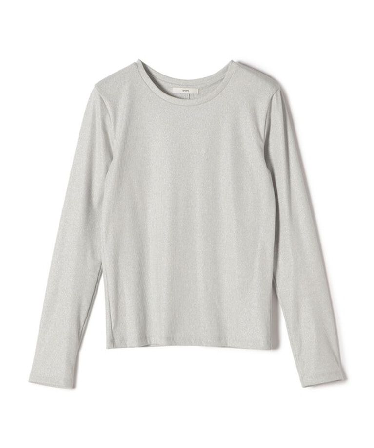 SHIPS for women「〈洗濯機可能〉シャイニー ストレッチ クルーネック カットソー」|Tシャツ・カットソー|