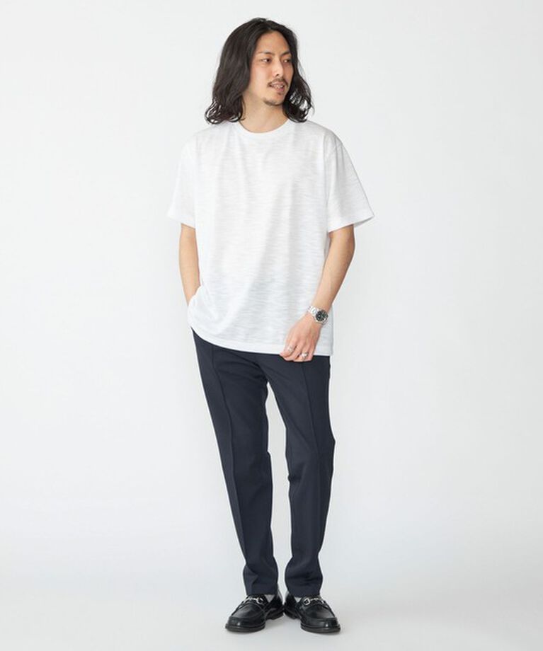 SHIPS「SHIPS: リネン ライク スラブ ショートスリーブ Tシャツ」|Tシャツ・カットソー|
