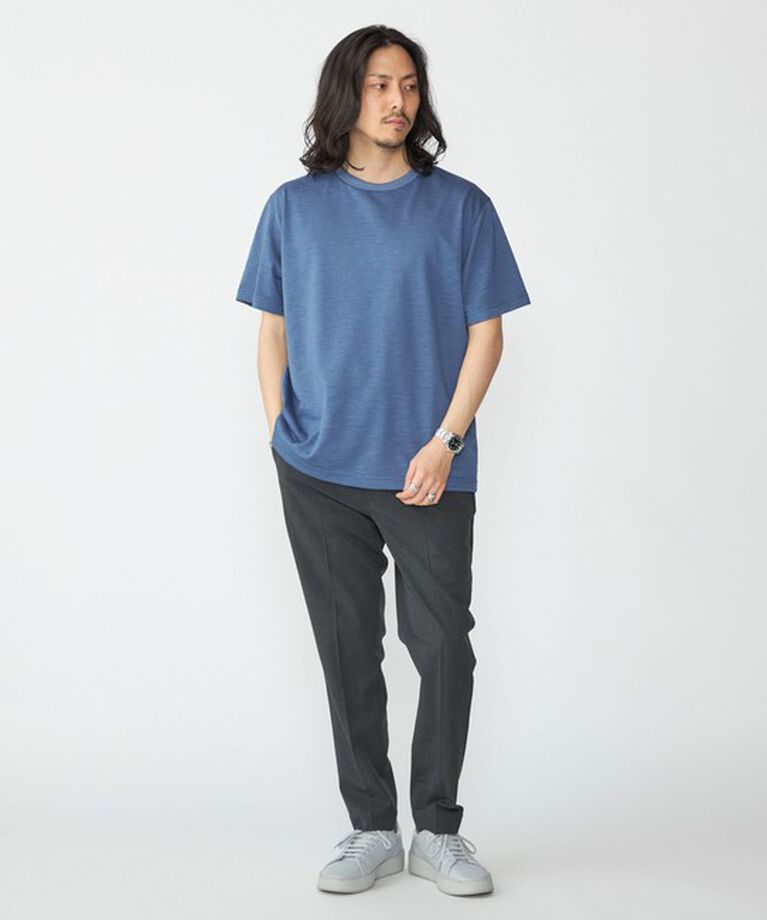 SHIPS「SHIPS: リネン ライク スラブ ショートスリーブ Tシャツ」|Tシャツ・カットソー|