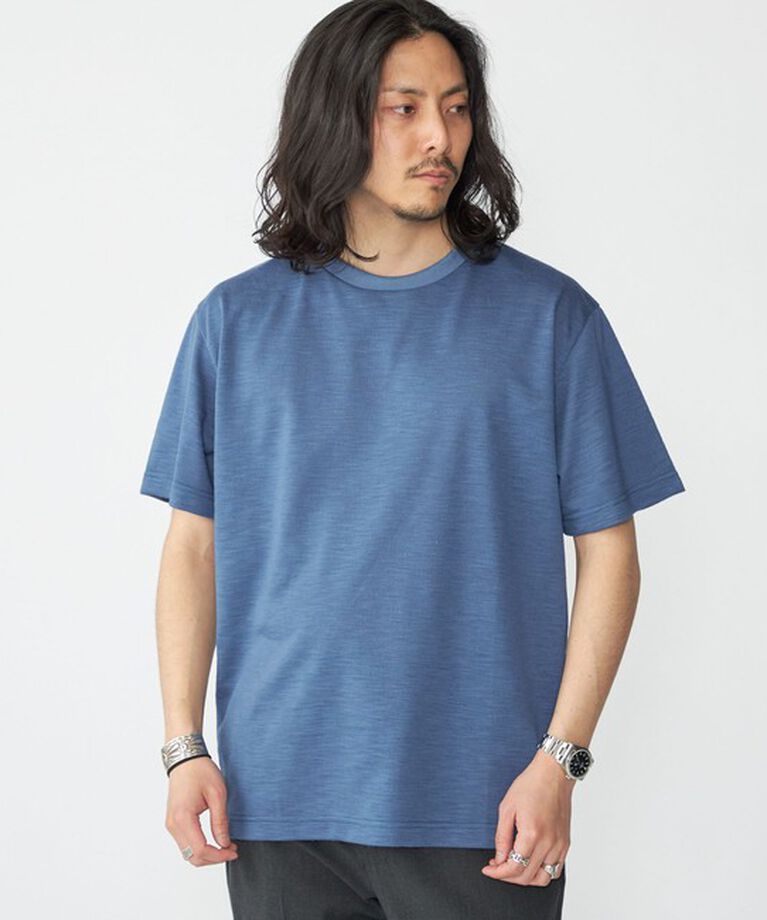SHIPS「SHIPS: リネン ライク スラブ ショートスリーブ Tシャツ」|Tシャツ・カットソー|