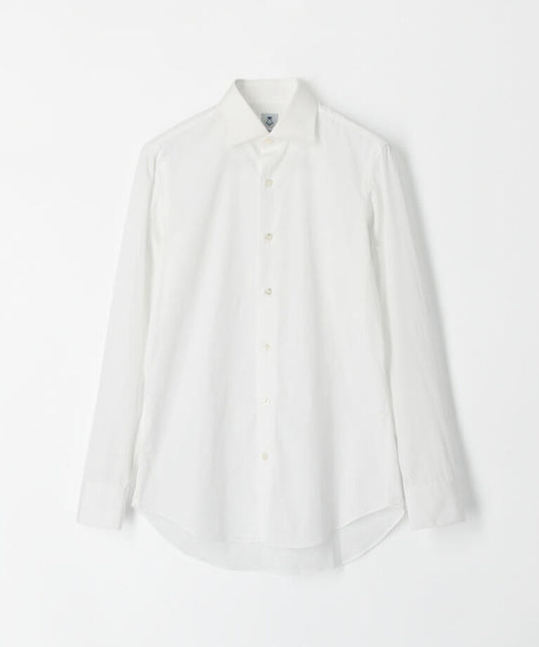 TOMORROWLAND BUYING WEAR「ERRICO FORMICOLA コットンサテン セミワイドカラー ドレスシャツ」|シャツ・ブラウス|