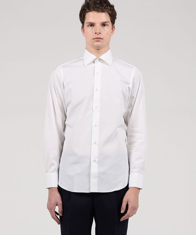 TOMORROWLAND BUYING WEAR「ERRICO FORMICOLA コットンサテン セミワイドカラー ドレスシャツ」|シャツ・ブラウス|