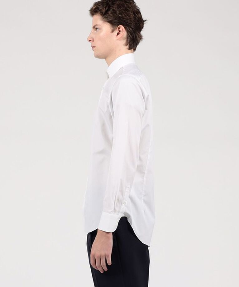 TOMORROWLAND BUYING WEAR「ERRICO FORMICOLA コットンサテン セミワイドカラー ドレスシャツ」|シャツ・ブラウス|