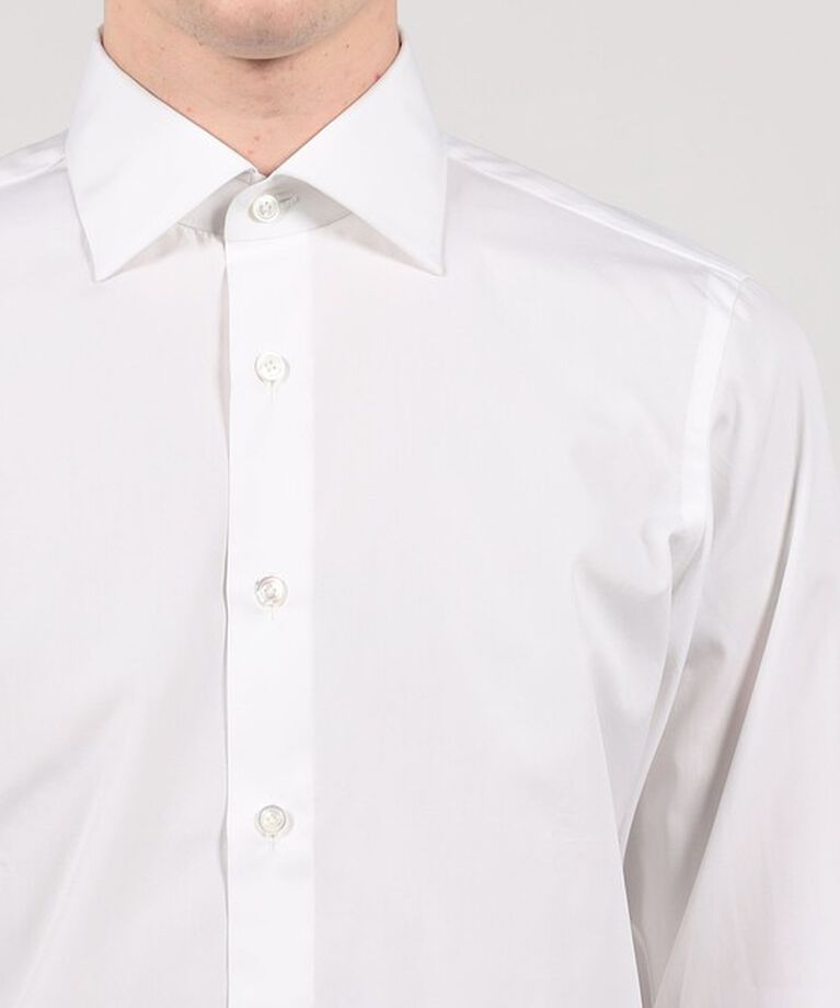 TOMORROWLAND BUYING WEAR「ERRICO FORMICOLA コットンサテン セミワイドカラー ドレスシャツ」|シャツ・ブラウス|
