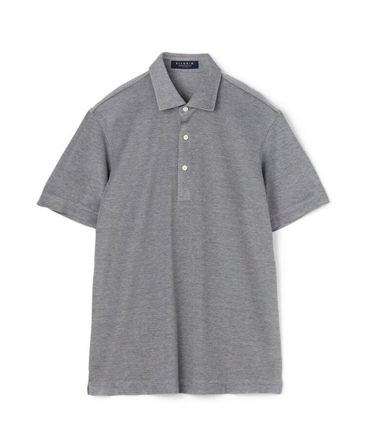 TOMORROWLAND MENS「コットンメッシュ ポロシャツ」|ポロシャツ|17 チャコールグレー