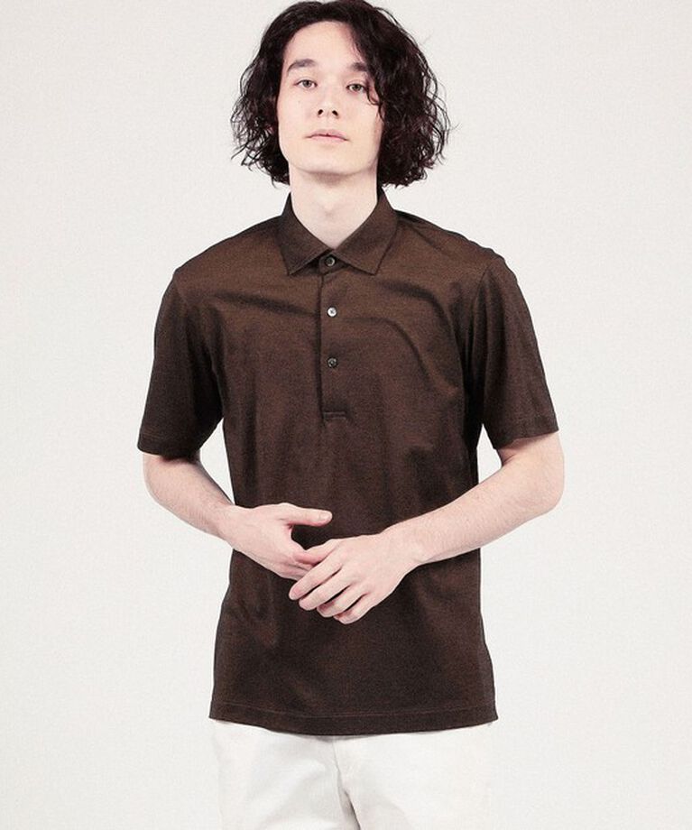 TOMORROWLAND MENS「コットンメッシュ ポロシャツ」|ポロシャツ|