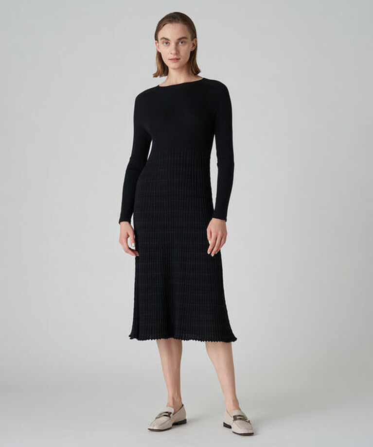 Ballsey「ハーフコースボーダー フレアワンピース」|ワンピース|