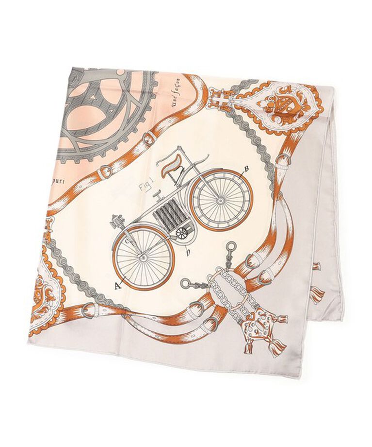 TOMORROWLAND GOODS「manipuri BICYCLE シルクスカーフ」|バンダナ・スカーフ|