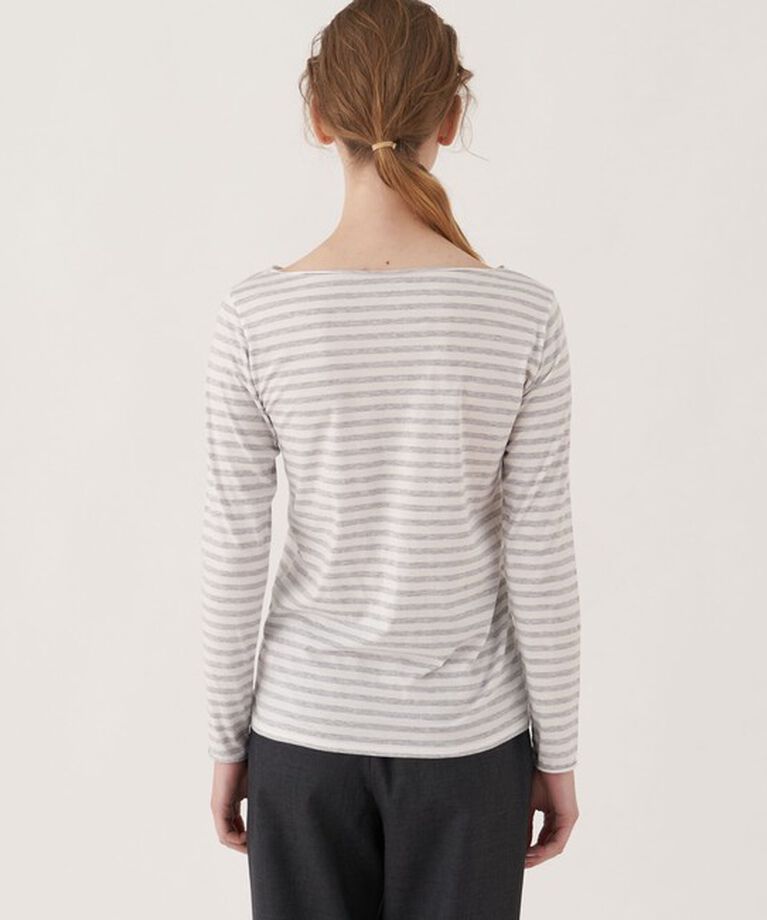 GALERIE VIE「スムージーコットン ボートネックプルオーバー」|Tシャツ・カットソー|