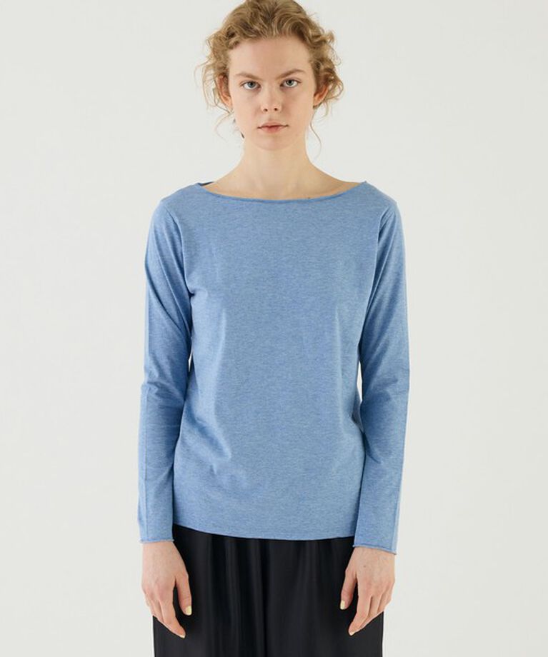 GALERIE VIE「スムージーコットン ボートネックプルオーバー」|Tシャツ・カットソー|