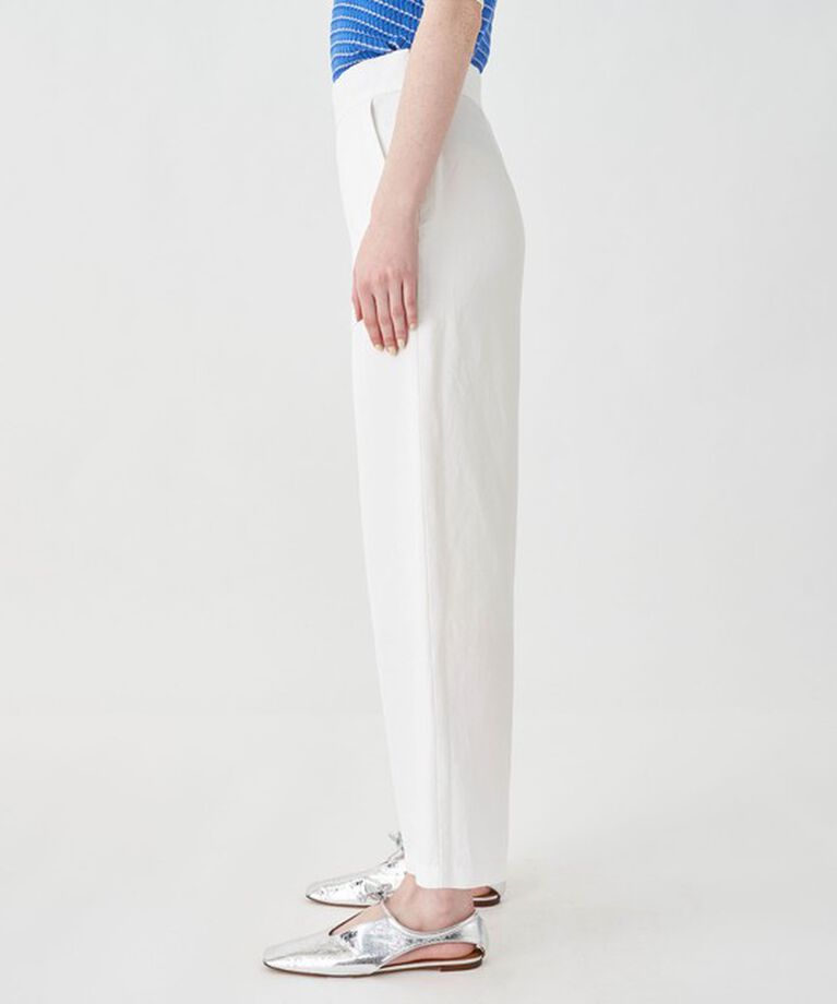 MACPHEE「コットンリネンツイル ストレートパンツ」|その他|