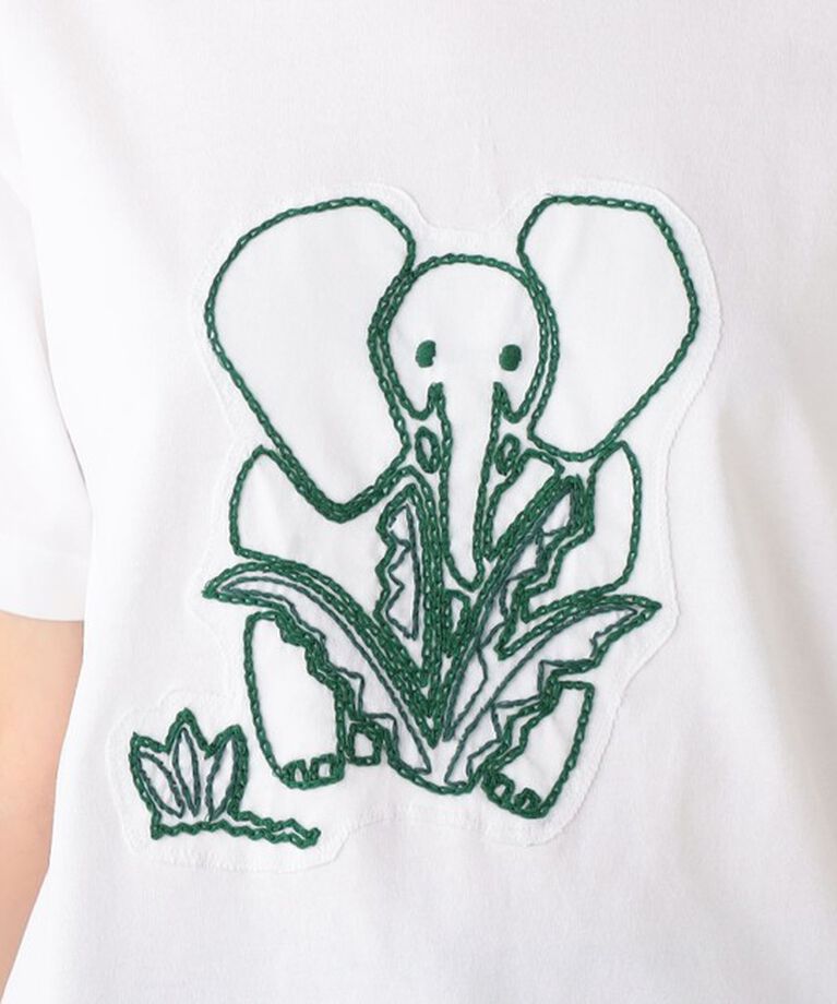 CABaN「CABaN ドライスビンコットン ELEPHANTエンブロイダリー Tシャツ」|Tシャツ・カットソー|