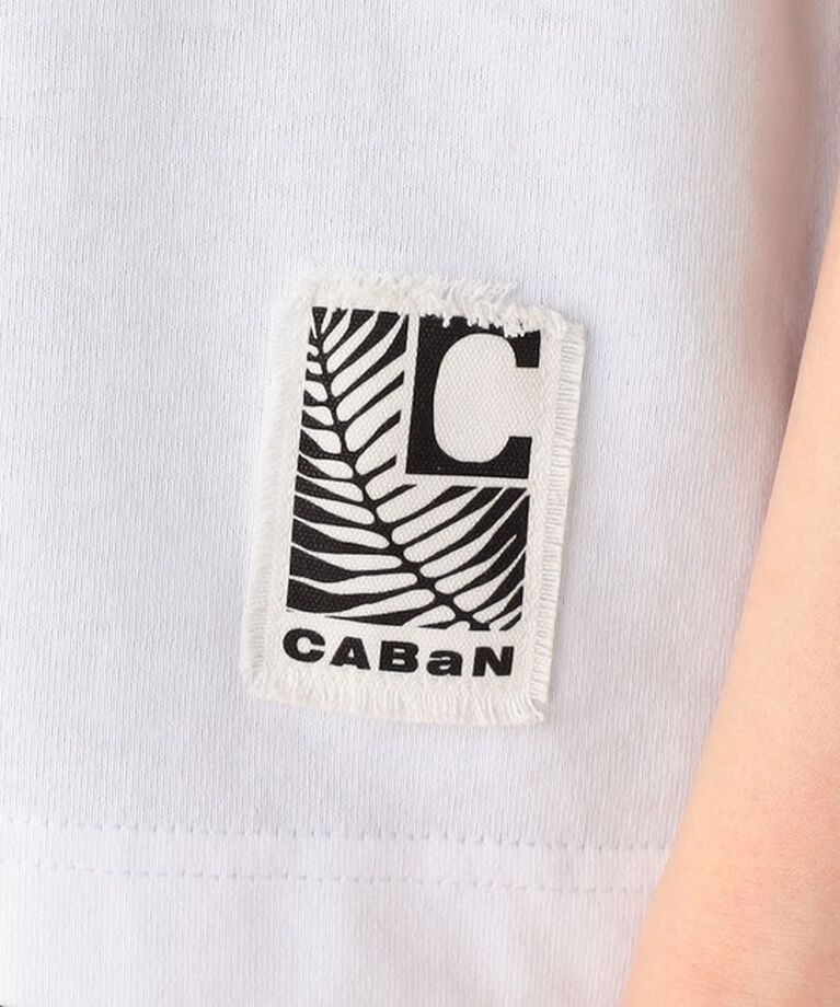 CABaN「CABaN ドライスビンコットン ELEPHANTエンブロイダリー Tシャツ」|Tシャツ・カットソー|
