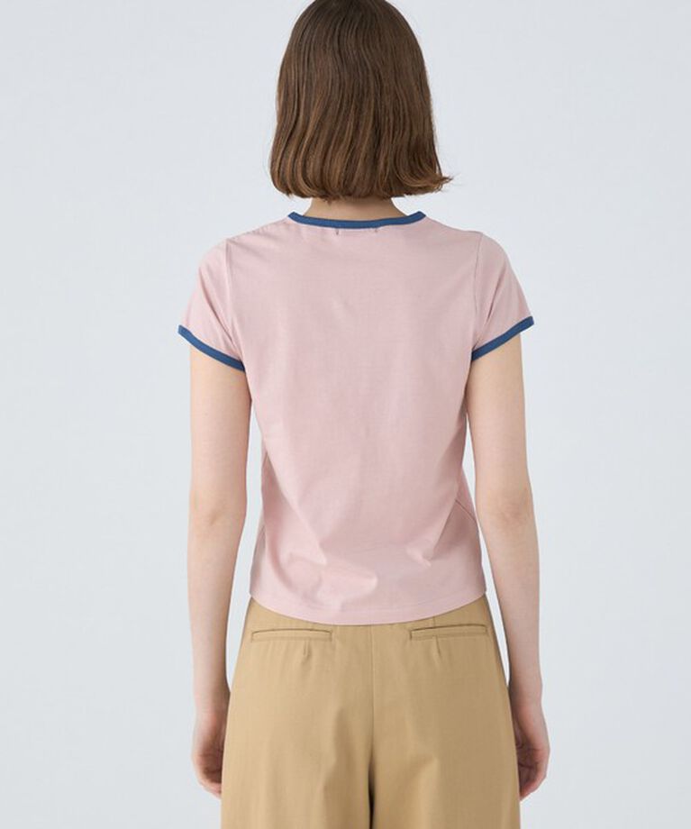 MACPHEE「コットンジャージー トリムTシャツ」|Tシャツ・カットソー|