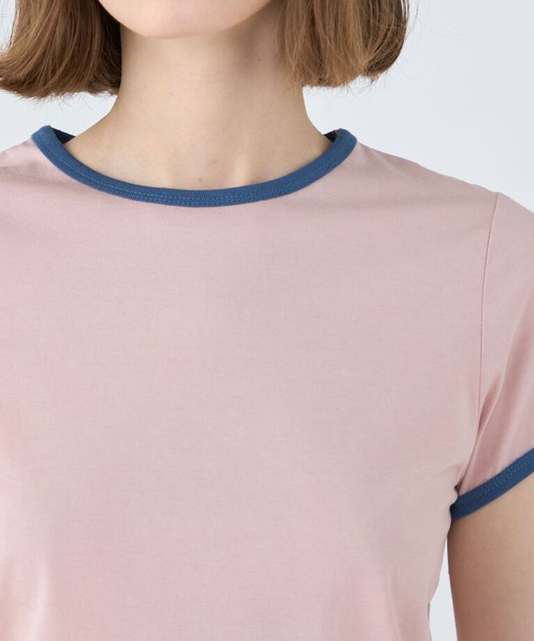 MACPHEE「コットンジャージー トリムTシャツ」|Tシャツ・カットソー|