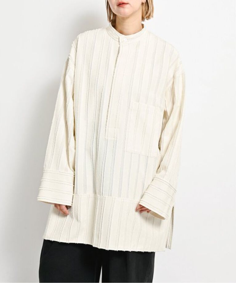  「BAND COLLAR POCKET シャツ」|シャツ・ブラウス|