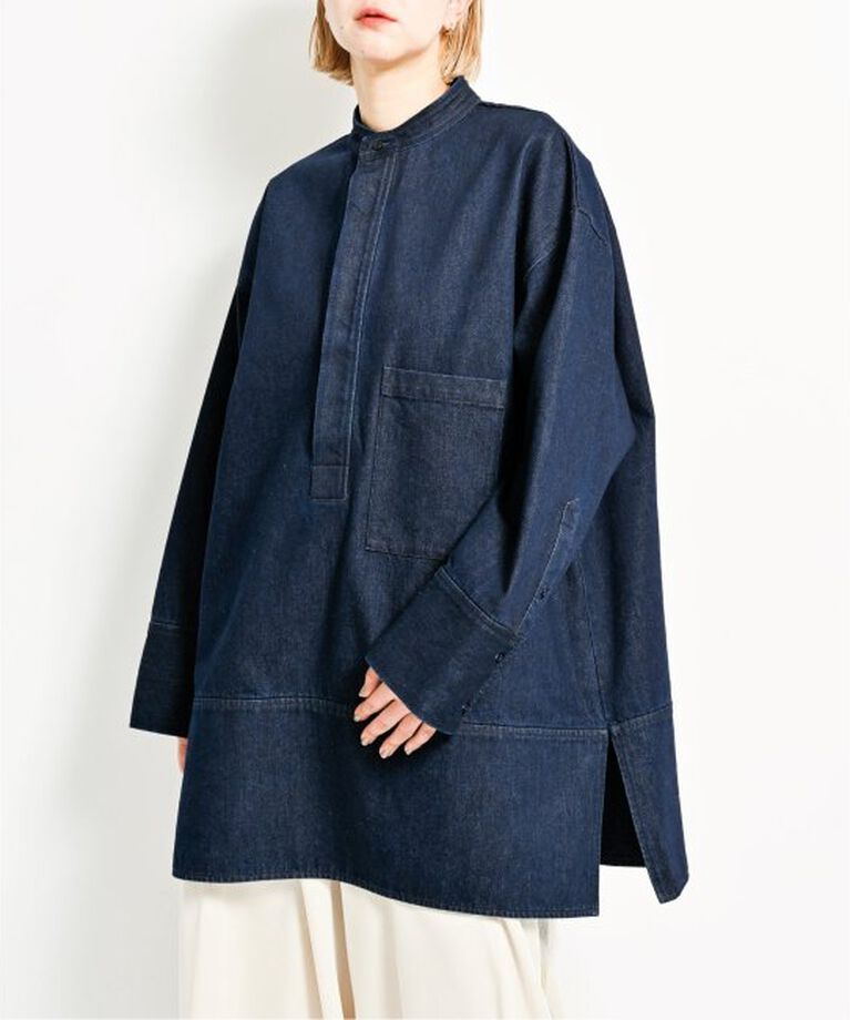  「BAND COLLAR POCKET シャツ」|シャツ・ブラウス|