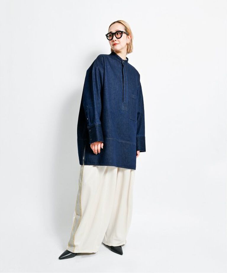  「BAND COLLAR POCKET シャツ」|シャツ・ブラウス|