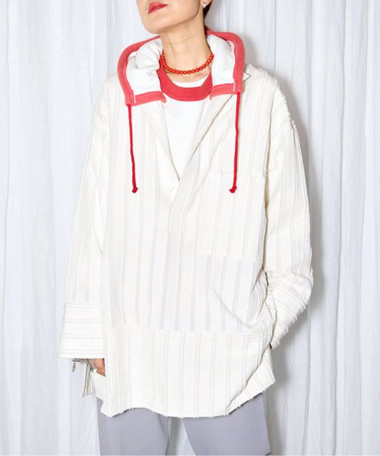  「BAND COLLAR POCKET シャツ」|シャツ・ブラウス|ナチュラル