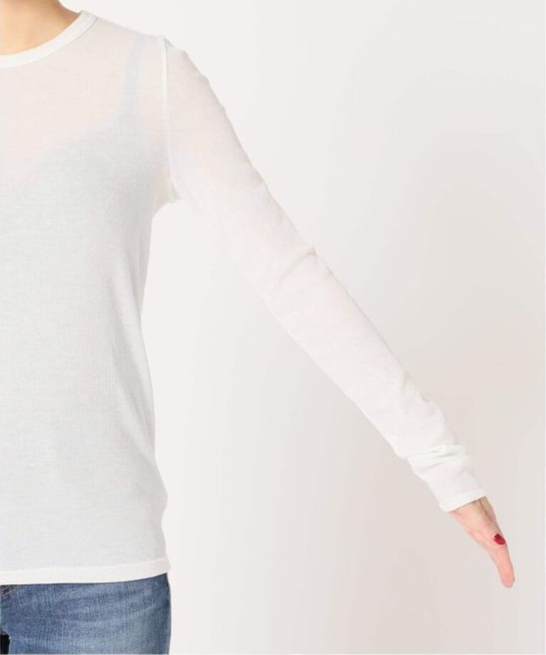 EMILYWEEK「《追加》パウダリーコットンプルオーバー（ホワイト）」|Tシャツ・カットソー|