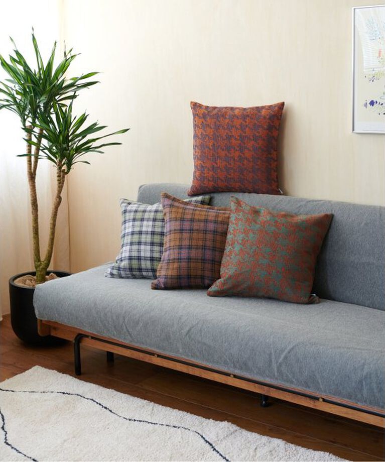 journal standard Furniture「CHECK CUSHION　クッションカバー 45cm角」|クッション・クッションカバー|