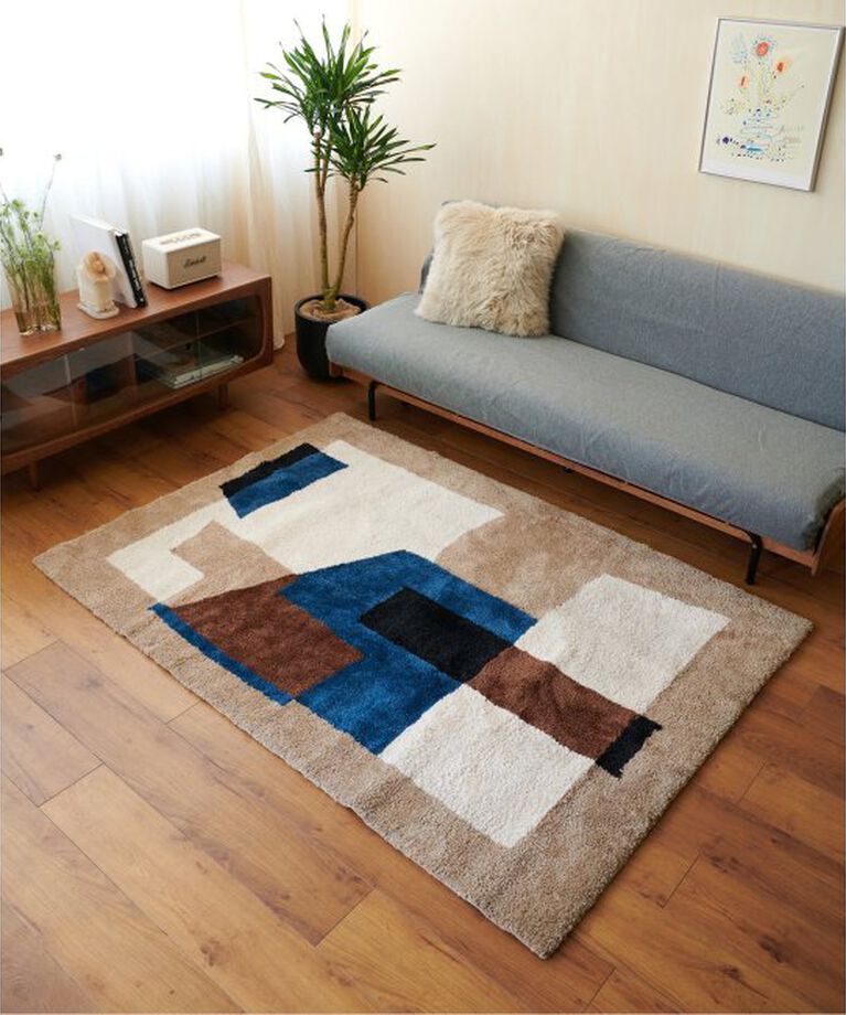 journal standard Furniture「《予約》GEOMETRIC RUG 140×200　ジオメトリックラグ」|その他|