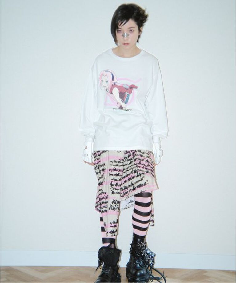 JOINT WORKS「F-LAGSTUF-F×NARUTO -ナルト- /フラグスタフ×ナルト SAKURA L/S TEE」|Tシャツ・カットソー|