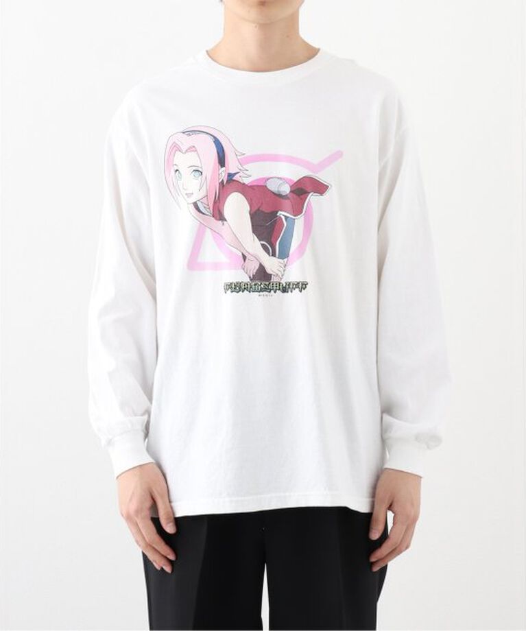 JOINT WORKS「F-LAGSTUF-F×NARUTO -ナルト- /フラグスタフ×ナルト SAKURA L/S TEE」|Tシャツ・カットソー|