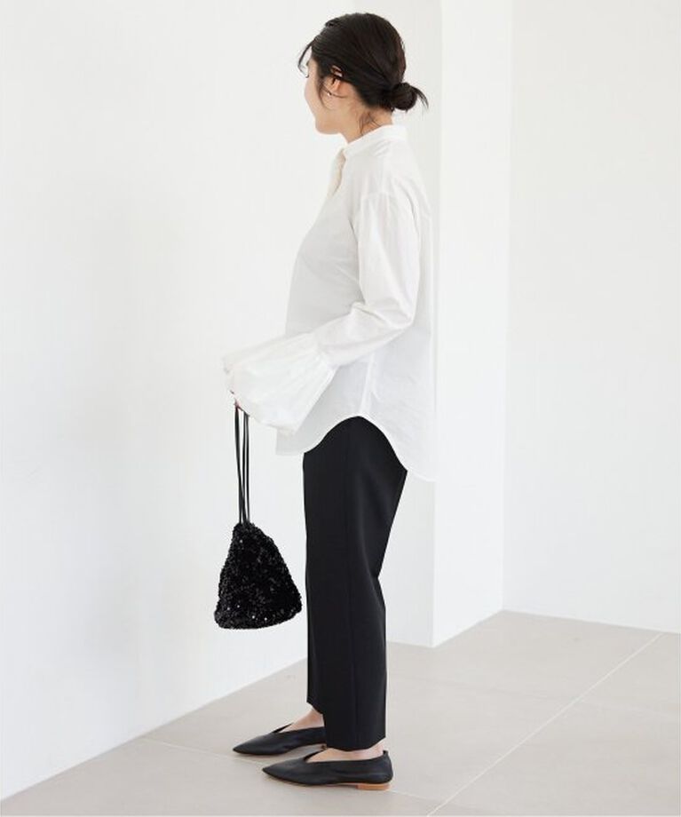 SLOBE IENA「《WEB限定》petiteハイウエストテーパードパンツ」|スラックス|