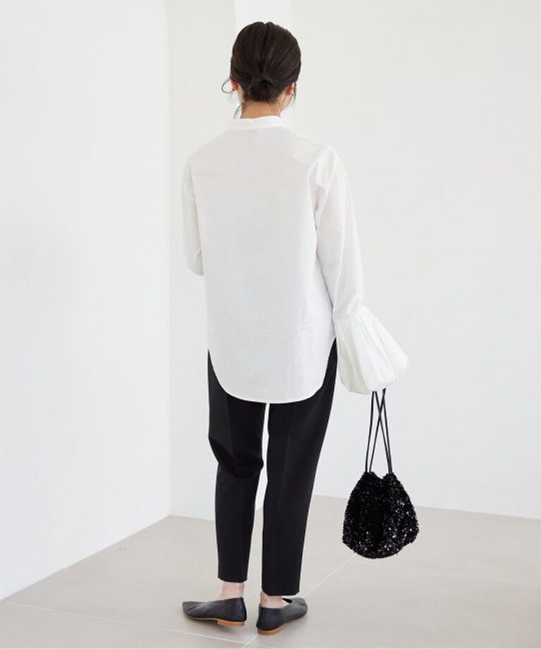 SLOBE IENA「《WEB限定》petiteハイウエストテーパードパンツ」|スラックス|
