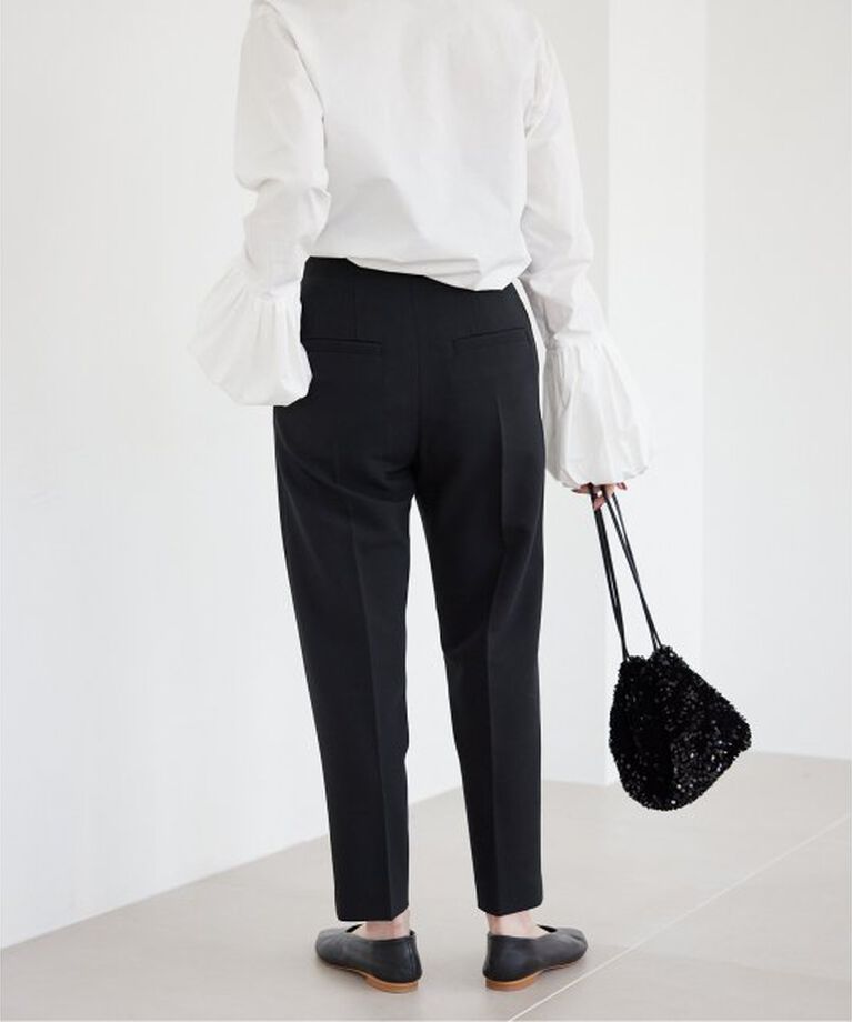 SLOBE IENA「《WEB限定》petiteハイウエストテーパードパンツ」|スラックス|