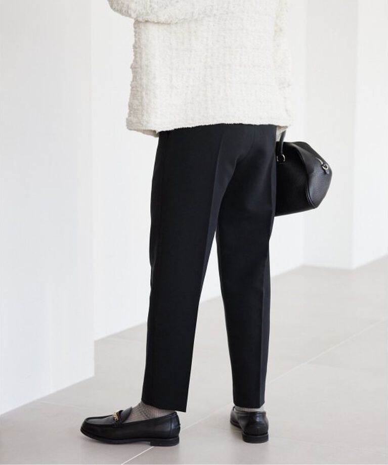 SLOBE IENA「《WEB限定》petiteハイウエストテーパードパンツ」|スラックス|