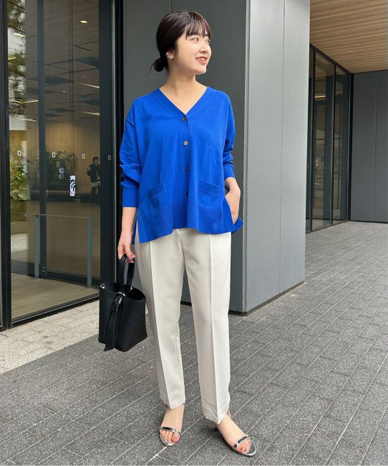 SLOBE IENA「《WEB限定》petiteハイウエストテーパードパンツ」|スラックス|