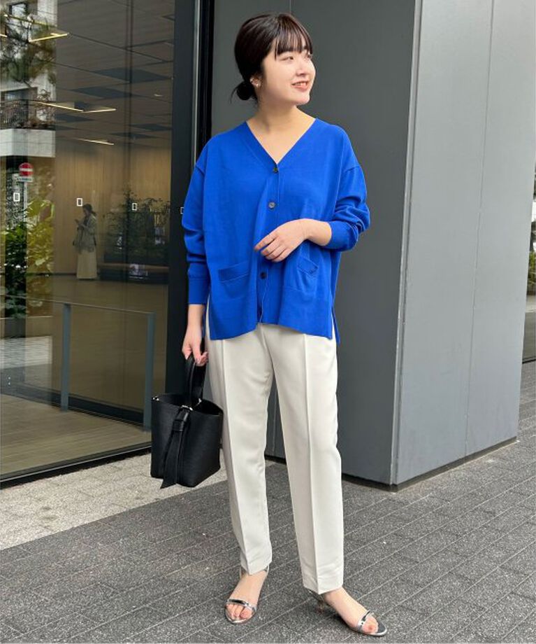 SLOBE IENA「《WEB限定》petiteハイウエストテーパードパンツ」|スラックス|