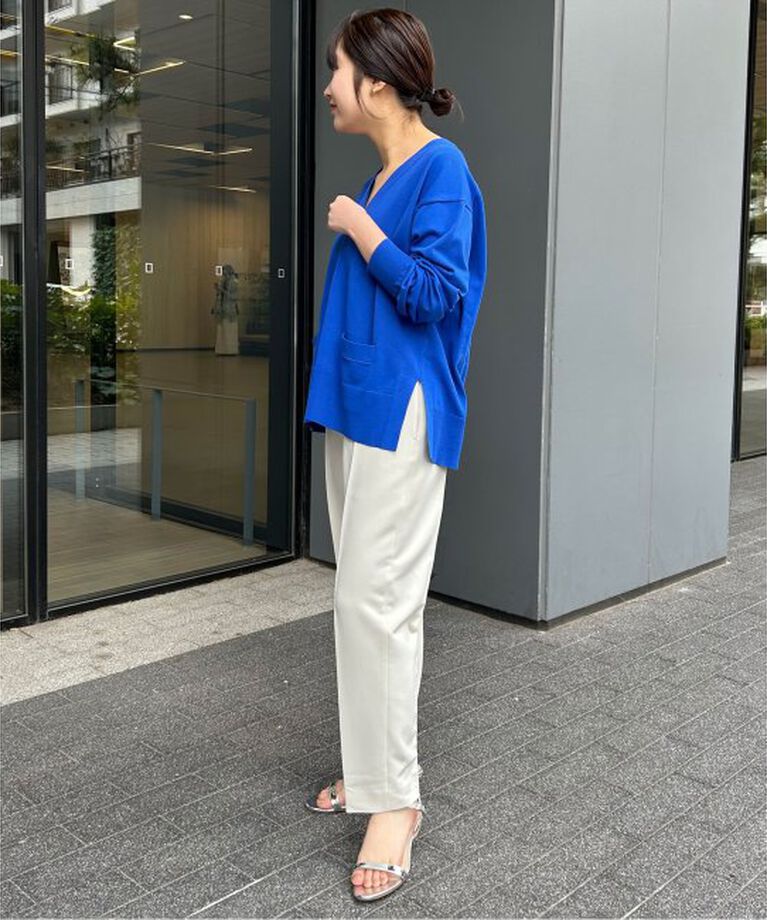 SLOBE IENA「《WEB限定》petiteハイウエストテーパードパンツ」|スラックス|