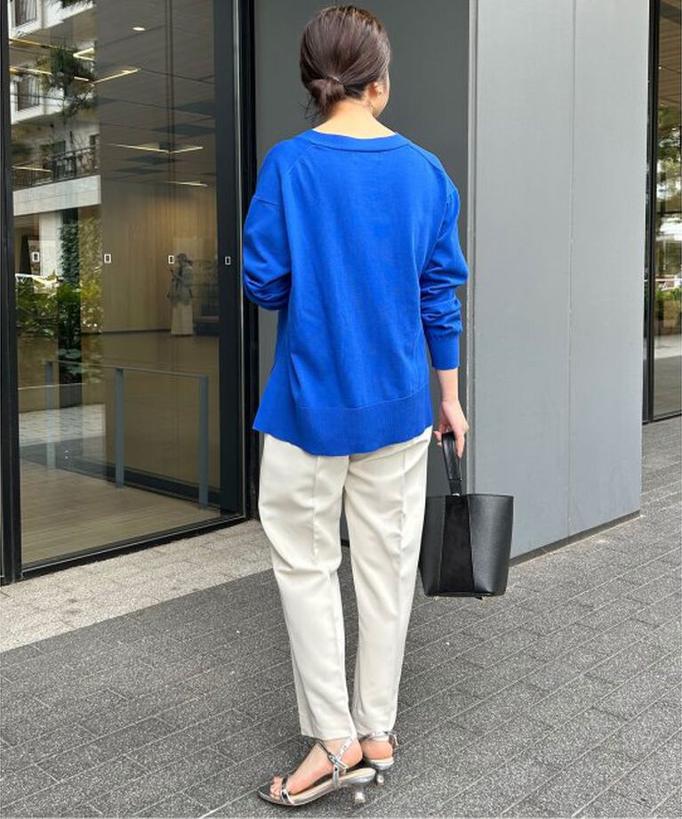 SLOBE IENA「《WEB限定》petiteハイウエストテーパードパンツ」|スラックス|